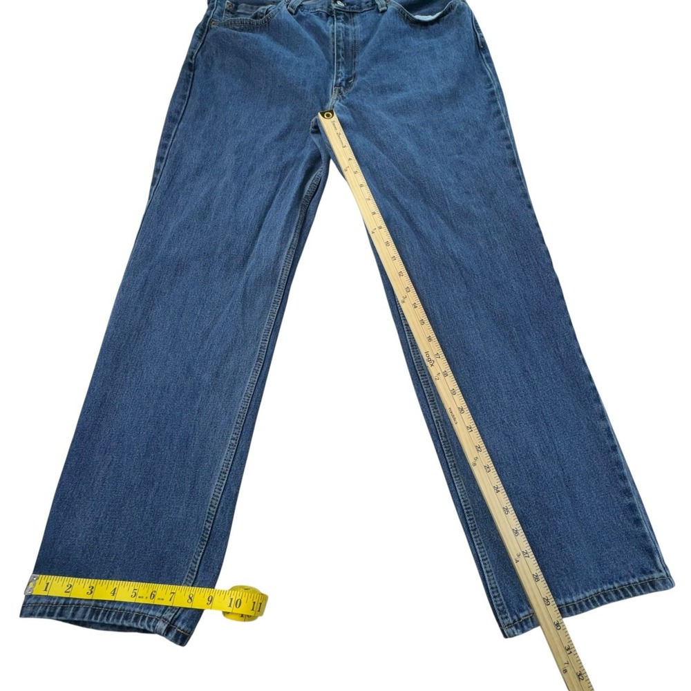 Men's Levis Relaxed Fit 550 Jeans Medium Wash Size 38x32 Medium Wash Mid Rise - Picture 7 of 15